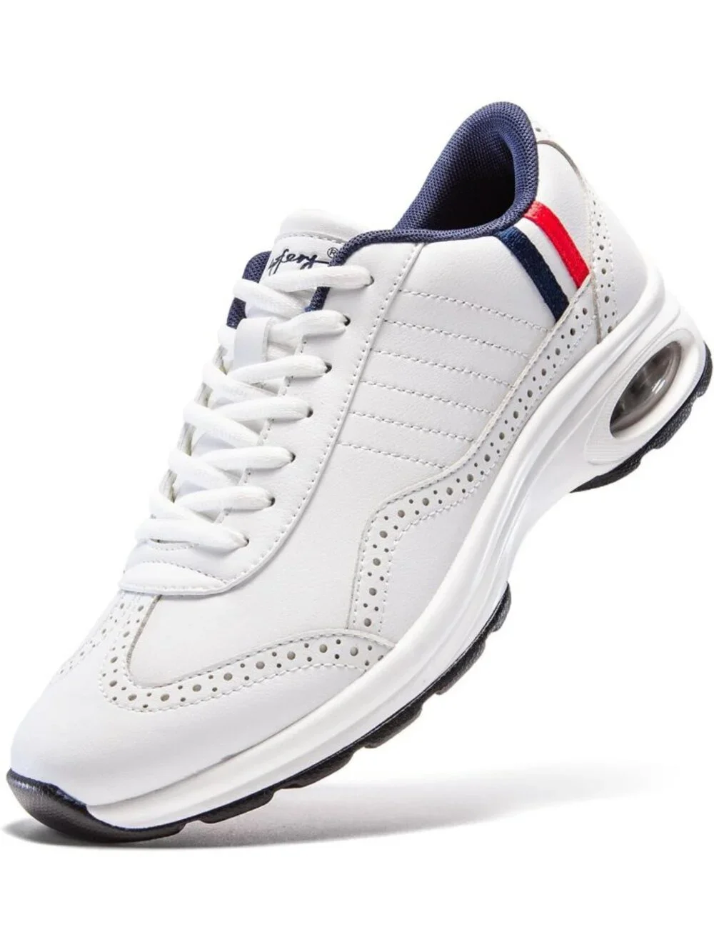 Men's Arch Fit Lace-Up Golf Shoes | Casual Anti-Slip Sneakers for Outdoor